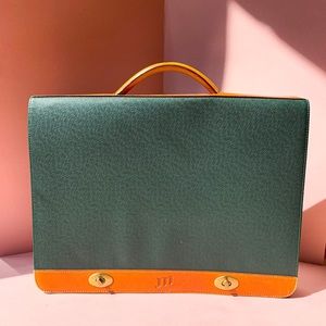 Vintage briefcase, laptop case , documents holder